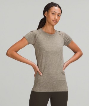 Lululemon Swiftly Tech Short Sleeve 2.0 Blast Dam Beige | NQDE-71946