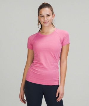 Lululemon Swiftly Tech Short Sleeve 2.0 Blast Dam Rosa Rosa | BOMX-41705