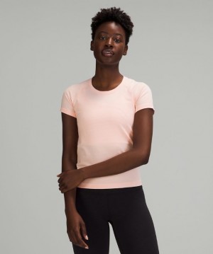 Lululemon Swiftly Tech Short Sleeve 2.0 Race Length Blast Dam Rosa Vita Rosa Vita | FZAL-45812