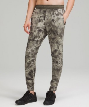 Lululemon Textured Tech Pant Byxor Herr Beige Grå | SJRI-05897