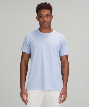 Lululemon The Fundamental T Blast Herr Blå Beige | UNRV-94782