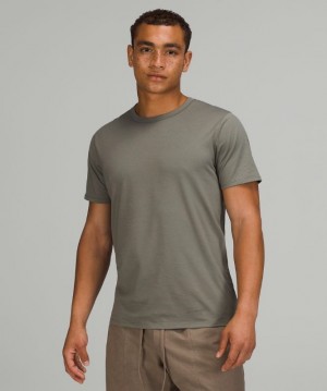 Lululemon The Fundamental T Blast Herr Grå Olivgröna | UNAZ-75093