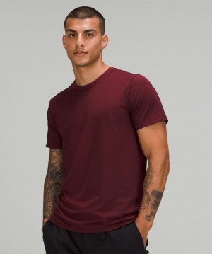Lululemon The Fundamental T Blast Herr Röda Vinröda | INGS-21307