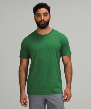 Lululemon The Fundamental T Wash Blast Herr Turkos Gröna | QADO-50324