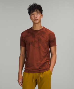 Lululemon The Fundamental T Wash Blast Herr Bruna | LZCX-67108