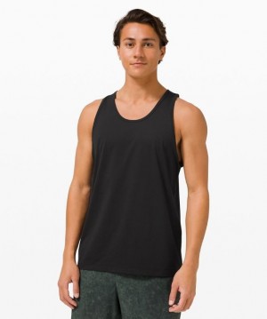 Lululemon The Fundamental Tank Blast Herr Svarta | NFOD-26850
