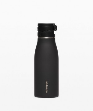 Lululemon The Hot/Cold Bottle 17oz Vattenflaskor Accessories Svarta | FWZY-65897