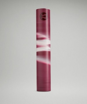 Lululemon The Reversible Mat 5mm Yogamattor Accessories Vinröda Vita Röda Vinröda | HDYA-40256