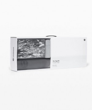Lululemon The Yoga Kit 3mm Utrustning Accessories Svarta Vita Mörkröda Svarta Vita | XWPR-47908