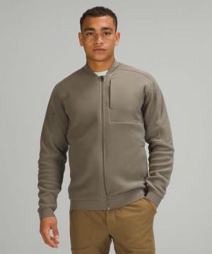 Lululemon Thick Fleece Bomber Jackor Herr Rover | DKWZ-87045