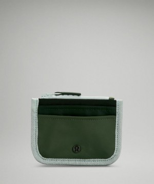 Lululemon True Identity Card Case Väskor Accessories Gröna Gröna Svarta | EFWY-53012