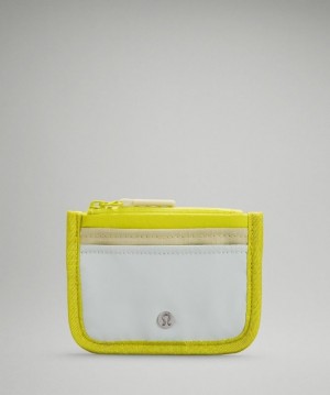 Lululemon True Identity Card Case Väskor Accessories Gröna Gula | ARPV-70956