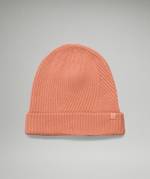 Lululemon Twist Knit Beanie Hatt Accessories Rosa | JLOF-04825