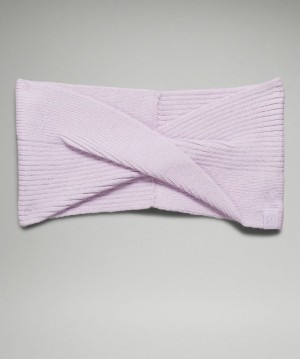 Lululemon Twist Knit Ear Warmer Hatt Accessories Lavendel | KYZQ-80597