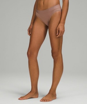 Lululemon UnderEase Mid-Rise Bikini Underwear Underkläder Dam Bruna | HJCN-68741