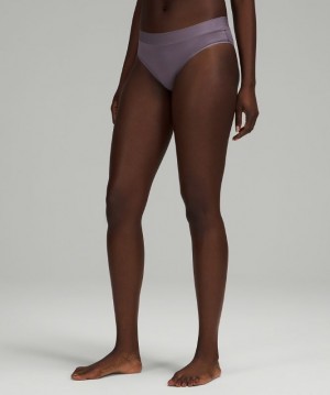 Lululemon UnderEase Mid-Rise Cheeky Bikini Underwear Underkläder Dam Lavendel | ICLQ-72658