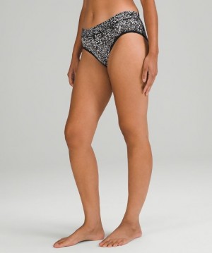 Lululemon UnderEase Mid-Rise Hipster Underwear Underkläder Dam Vita Svarta | XCWK-32906