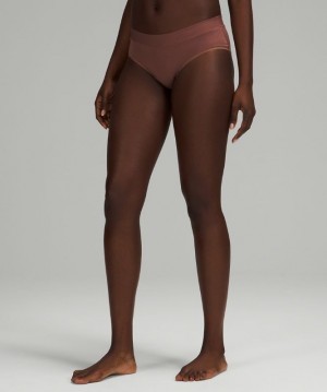 Lululemon UnderEase Mid-Rise Hipster Underwear Underkläder Dam Smoky Topaz | VKWF-54862