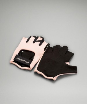 Lululemon Uplift Training Gloves Utrustning Accessories Rosa Vita Svarta | ZEYW-40853