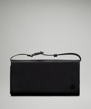 Lululemon Wallet Clutch Crossbody Väskor Accessories Svarta | YQTD-78094
