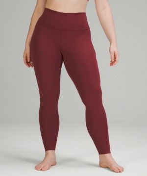 Lululemon Wunder Under HR Tight 28 Leggings Dam Vinröda | VSHL-73190