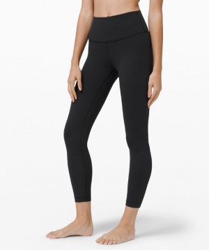 Lululemon Wunder Under High-Rise Tight 25 Full-On Luon Leggings Dam Svarta | TRZA-60479