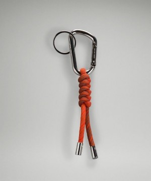 Lululemon You Hold The Keychain 2.0 Väskor Accessories Mörkröda Röda Silver | PANS-10538