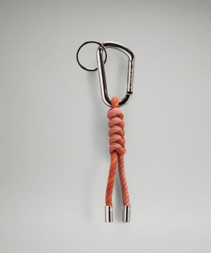 Lululemon You Hold The Keychain 2.0 Väskor Accessories Rosa Orange Silver | LDNC-98472