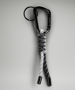 Lululemon You Hold The Keychain 2.0 Väskor Accessories Svarta Vita Silver | EOZD-47190