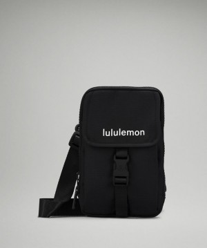 Lululemon Zip-Top Crossbody Bag Väskor Accessories Svarta | LTHC-93286