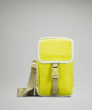 Lululemon Zip-Top Crossbody Bag Väskor Accessories Gula Gröna | KAOW-86213