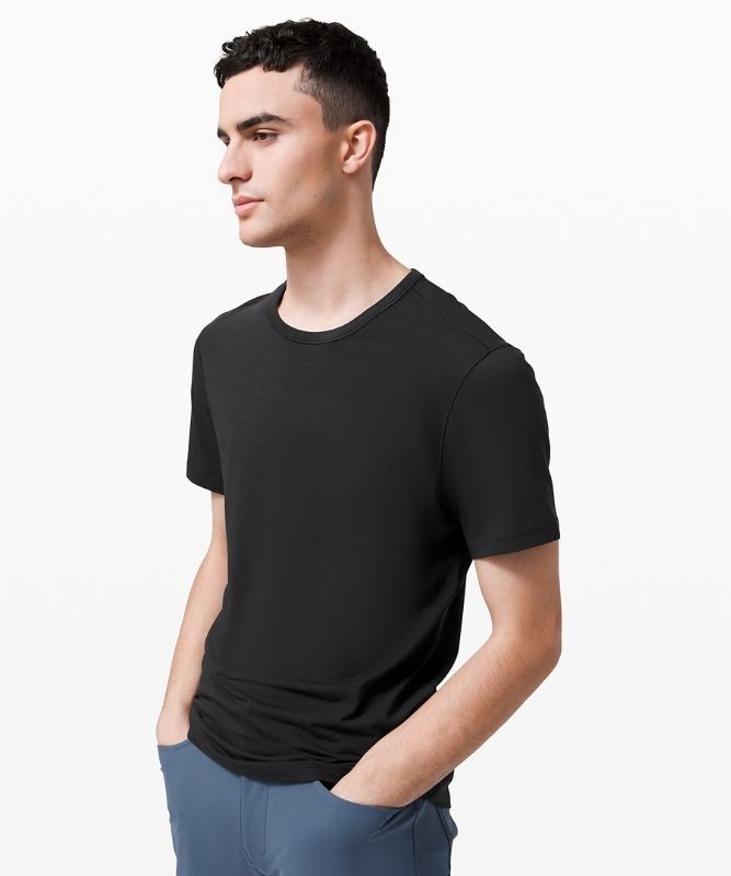 Lululemon 5 Year Basic T-Shirt 2 Pack Blast Herr Svarta Svarta | HVIX-60238