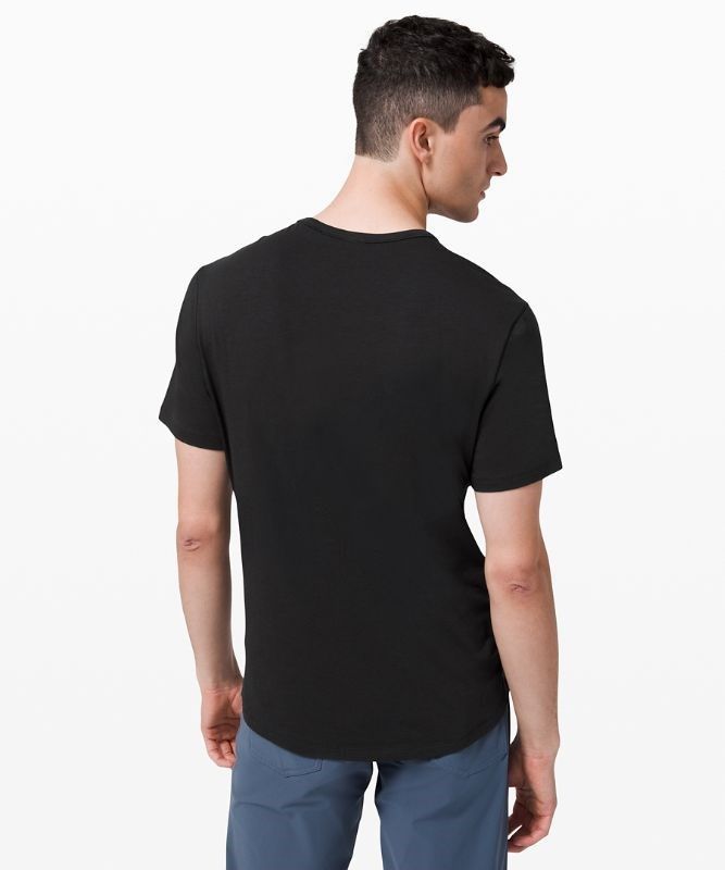 Lululemon 5 Year Basic T-Shirt 2 Pack Blast Herr Svarta Svarta | HVIX-60238
