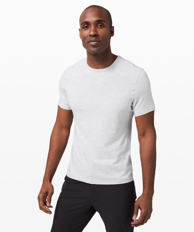 Lululemon 5 Year Basic T-Shirt 2 Pack Blast Herr Svarta Ljusgrå | TWUV-91208