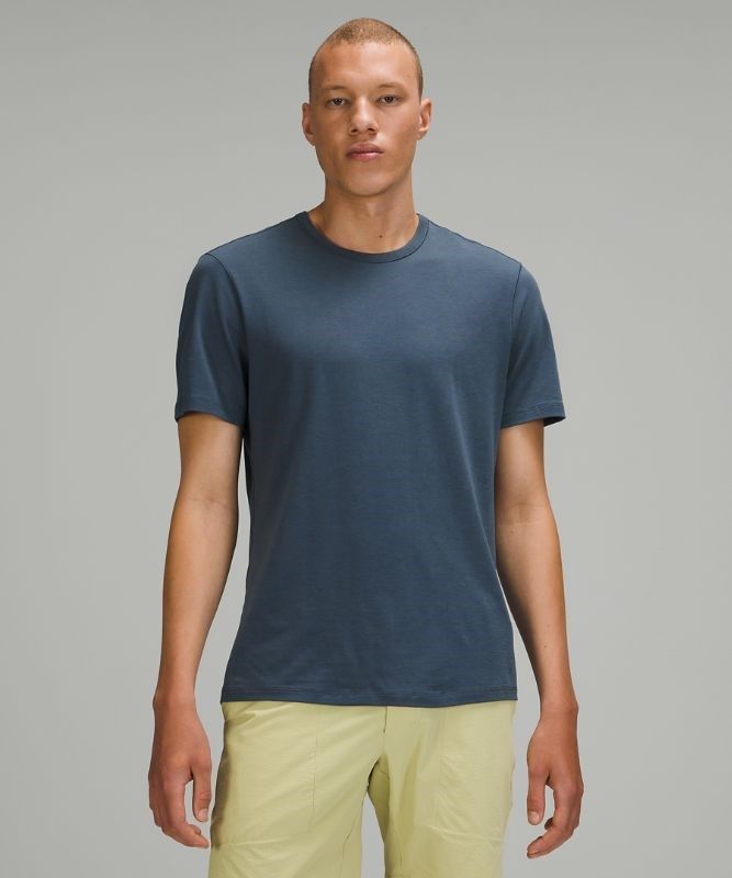 Lululemon 5 Year Basic T-Shirt 3 Pack Blast Herr Grå Olivgröna Blå | WEXJ-06937