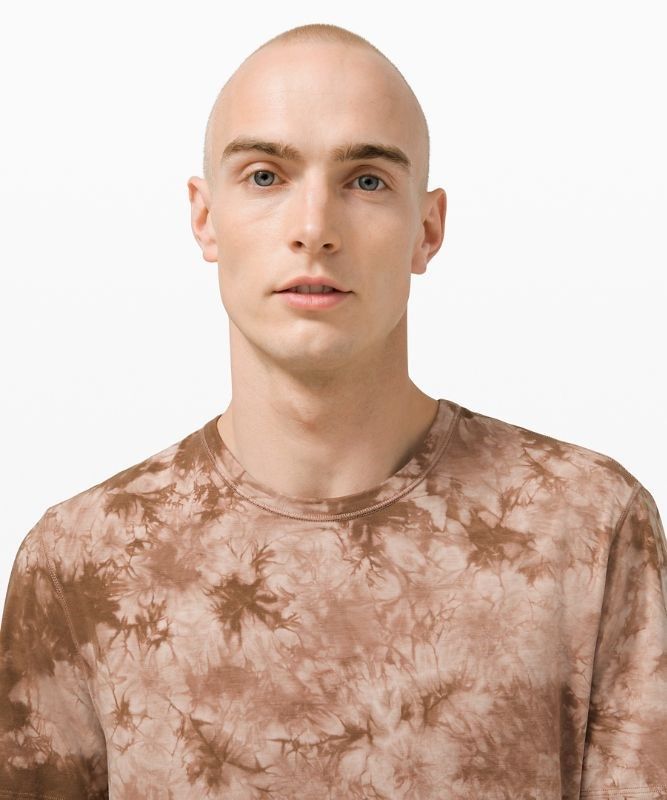 Lululemon 5 Year Basic T-Shirt Earth Dye Blast Herr Earth Dye Clay | HRAJ-81697