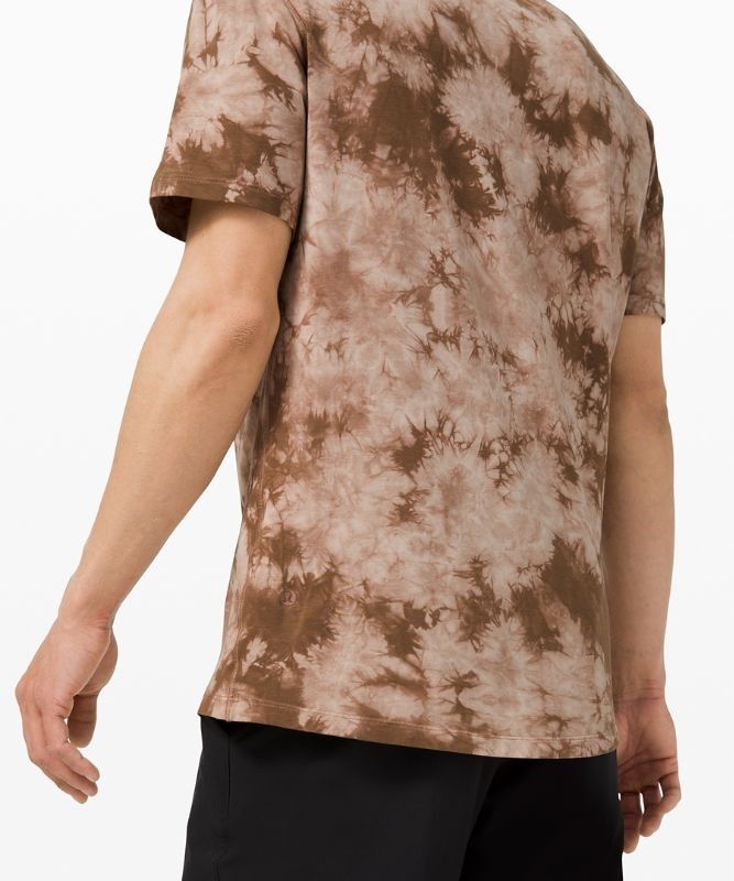 Lululemon 5 Year Basic T-Shirt Earth Dye Blast Herr Earth Dye Clay | HRAJ-81697