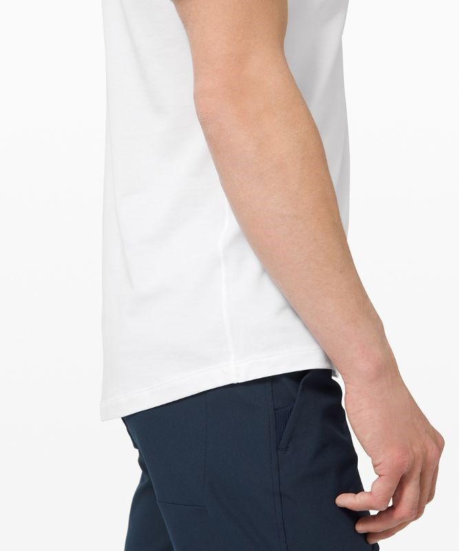 Lululemon 5 Year Basic Tee Sun Wash Blast Herr Vita | ZTHU-26759