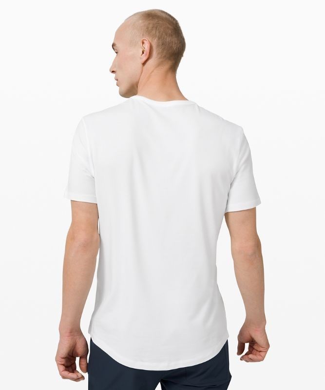 Lululemon 5 Year Basic Tee Sun Wash Blast Herr Vita | ZTHU-26759