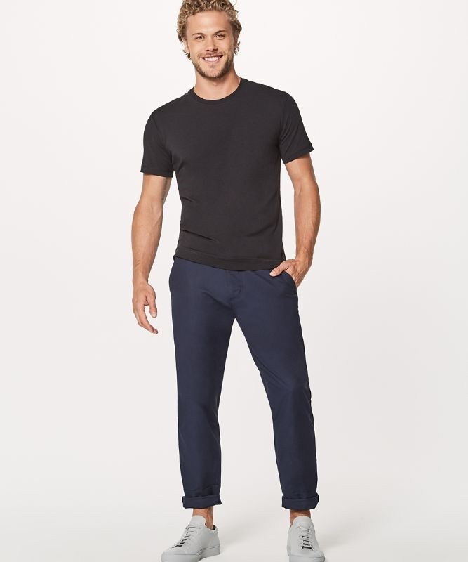 Lululemon 5 Year Basic Tee Sun Wash Blast Herr Svarta | UJQP-98217