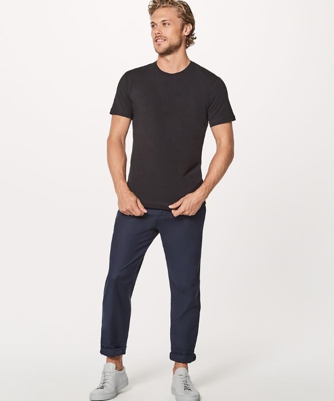 Lululemon 5 Year Basic Tee Sun Wash Blast Herr Svarta | UJQP-98217