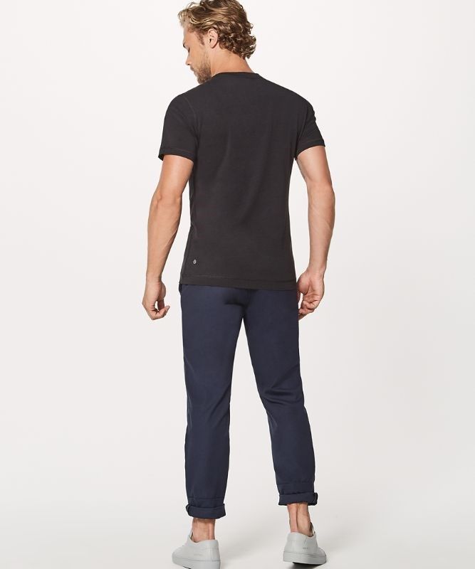 Lululemon 5 Year Basic Tee Sun Wash Blast Herr Svarta | UJQP-98217