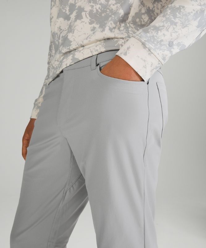 Lululemon ABC Classic-Fit Pant 28 Warpstreme Byxor Herr Silver | PURB-98510