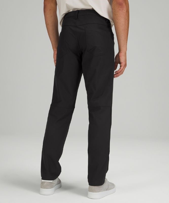 Lululemon ABC Classic-Fit Pant 28 Warpstreme Byxor Herr Svarta | ETYW-82045