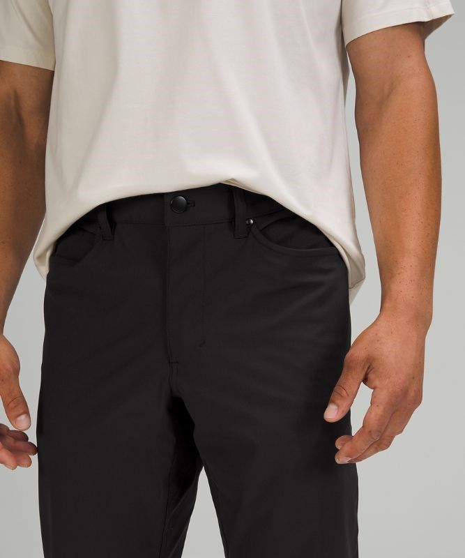 Lululemon ABC Classic-Fit Pant 28 Warpstreme Byxor Herr Svarta | ETYW-82045