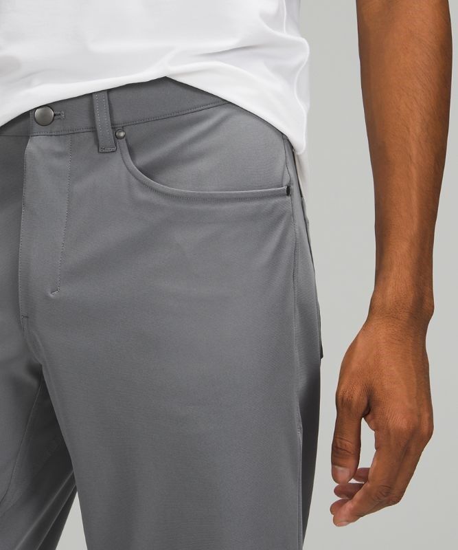 Lululemon ABC Classic-Fit Pant 37 Warpstreme Byxor Herr Grå | RPGC-35689