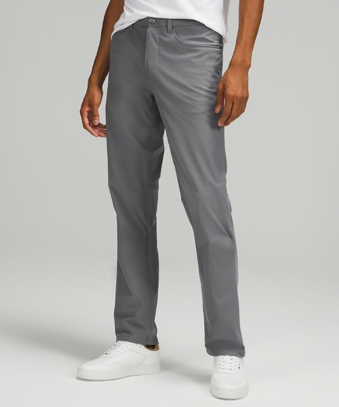 Lululemon ABC Classic-Fit Pant 37 Warpstreme Byxor Herr Grå | RPGC-35689