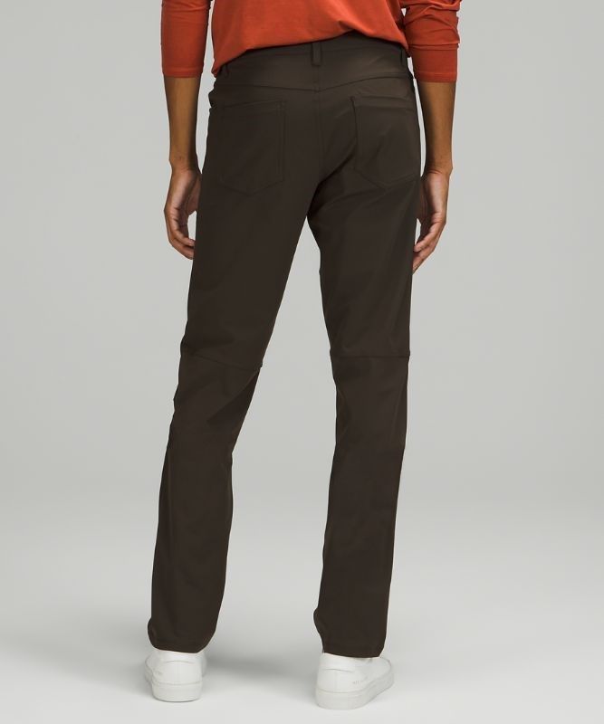 Lululemon ABC Classic-Fit Pant 37 Warpstreme Byxor Herr Mörkolivgröna | NRXA-30975