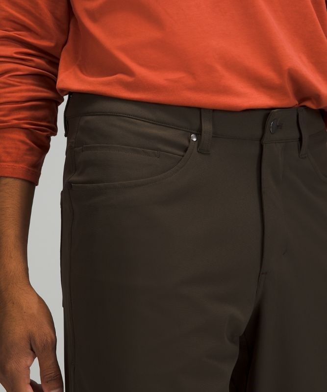 Lululemon ABC Classic-Fit Pant 37 Warpstreme Byxor Herr Mörkolivgröna | NRXA-30975
