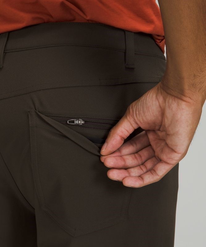 Lululemon ABC Classic-Fit Pant 37 Warpstreme Byxor Herr Mörkolivgröna | NRXA-30975